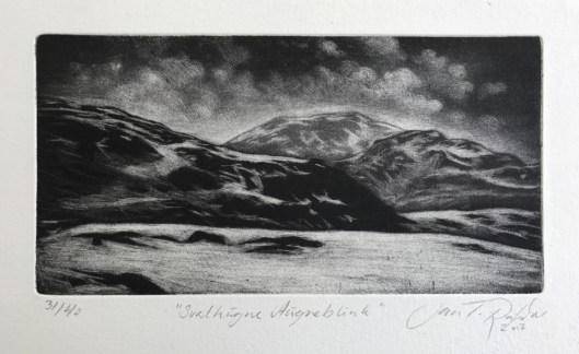 Mezzotint Mot Sørnuten lite